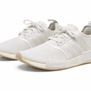 Adidas NMD R1 White Gum Boost Knit Sneakers Men’s Size 9.5 D96675